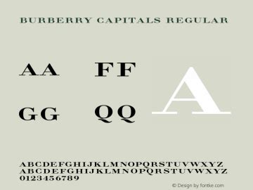 burberry capitals small download